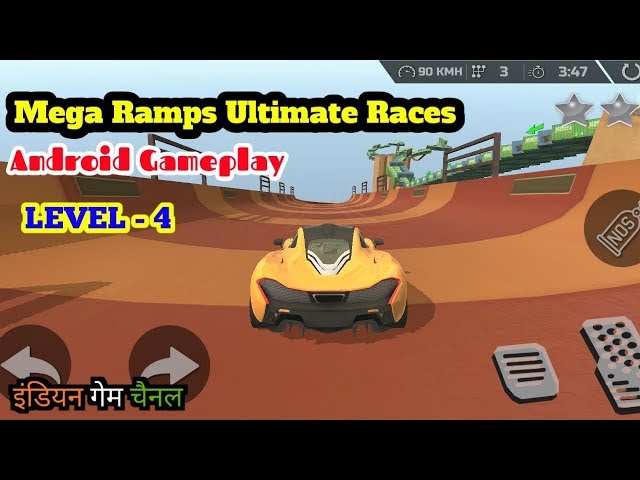 गाड़ी वाला गेम | mega ramps ultimate races | level 4 | android gameplay