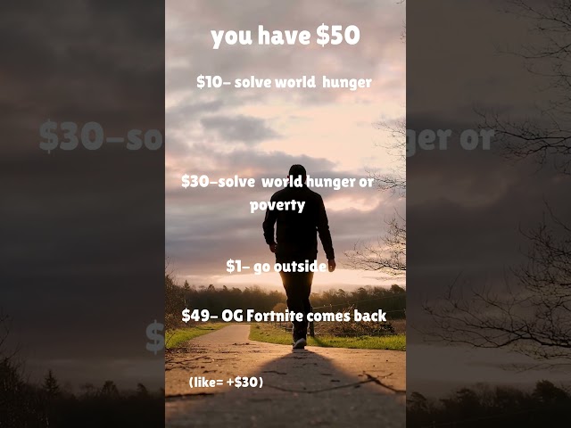 POV: you have $50 #memes #money #pov