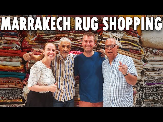 Marrakech - Shopping for Moroccan Rugs (& buying one!)