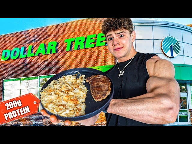 I Tried To Eat a High Protein Diet From Dollar Tree