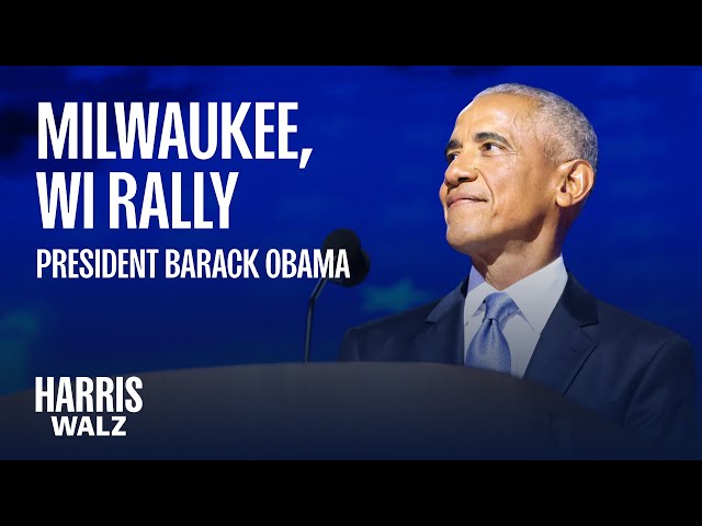 President Barack Obama Speaks at Milwaukee Rally