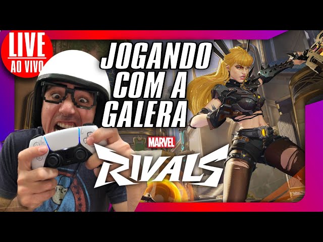 JOGANDO com a GALERA MARVEL RIVALS #marvelrivals