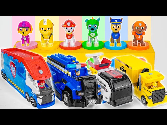 Paw Patrol toys unboxing ASMR | Mighty Movie | Rescue Wheels | Paw Patrol Police Cruiser