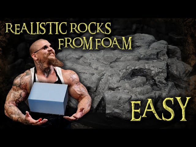 How to carve EASY realistic rocks for your Warhammer terrain - for Beginners