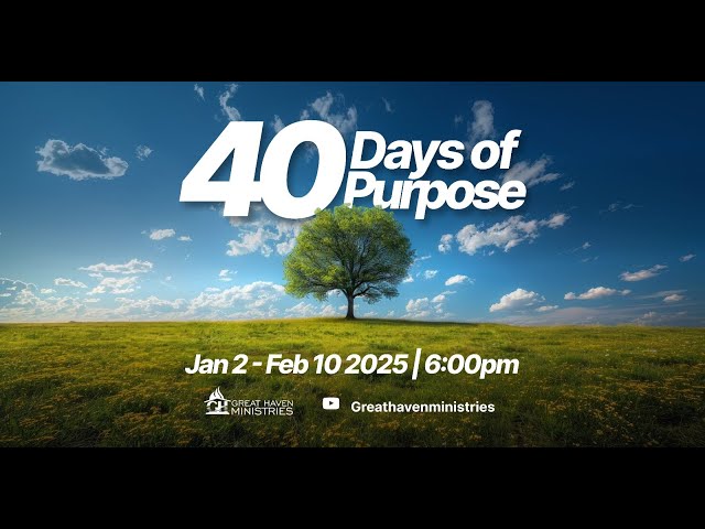 40 DAYS OF PURPOSE DAY 38|Pastor (Dr.) Daniel Folarin | GHA LIVESTREAM|02-08-2025