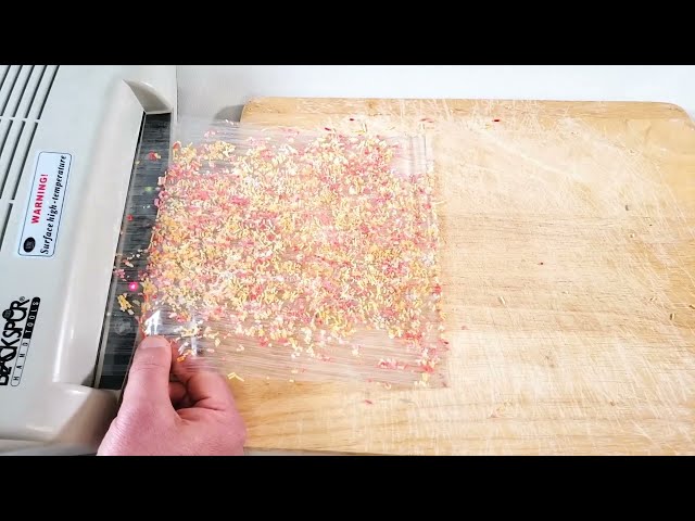 Laminating Multi-Colored Rainbow 🌈 Sugar Strands