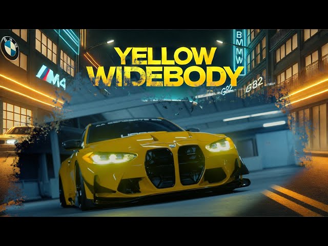 Yellow beast  (Yellow WideBody BMW G82 #bmwm movie by theprovideo)