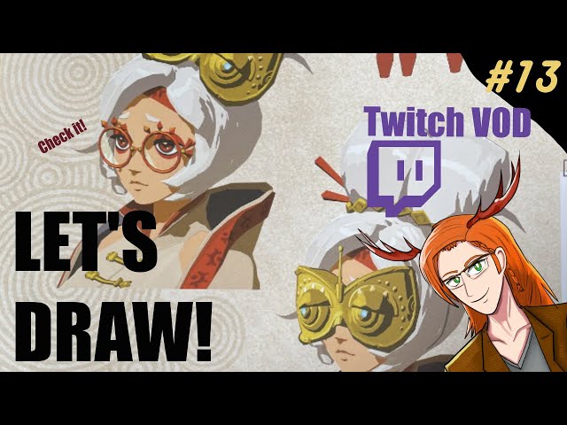 Drawing! Purah from Tears of the Kingdom! Part 13 #ENVtuber