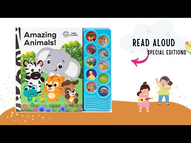 Amazing Animals! Baby Einstein | Souns Book | Interactive Book