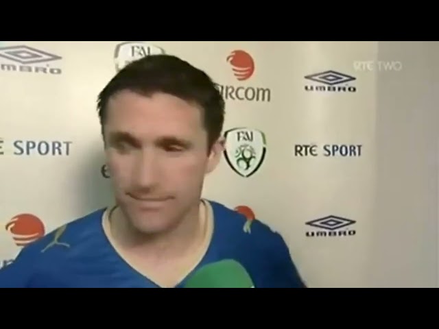 ROBBIE KEANE VS ITALY INTERVIEW (2009)