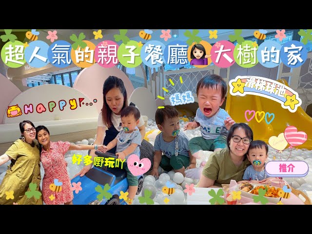 【香港親子Vlog】💁‍♀️ 推介香港親子餐廳👩‍👦-荔枝角大樹先生的家Mr.Tree｜適合學前幼兒的遊戲設施  角色扮演、波波池滑梯、音樂區、小小沙池等等｜小朋友放電好去處 👶🧒