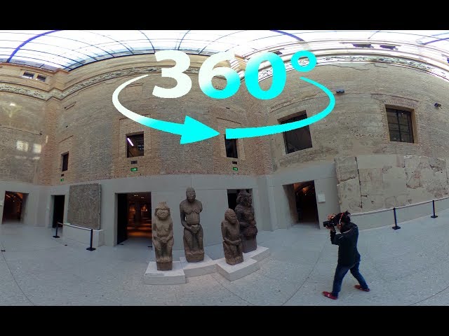 360°/ VR (4k) Neues Museum Tour (No Commentary) - Berlin, Germany - Part 1 of 2