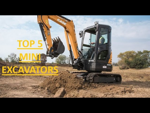 Top 5 Mini Excavators Companies For 2025