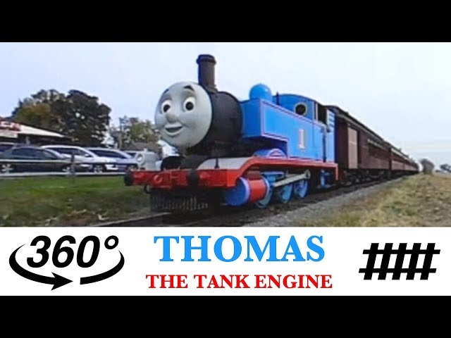 360° Thomas the Tank Engine Steam Train VR Video at The Strasburg Spooktacular by Super Trains