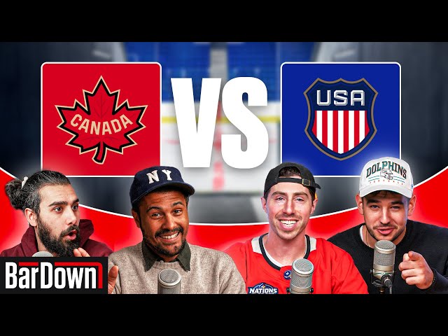 LIVE REACTING TO CANADA-USA 4 NATIONS FINAL | BARDOWN LIVE PODCAST