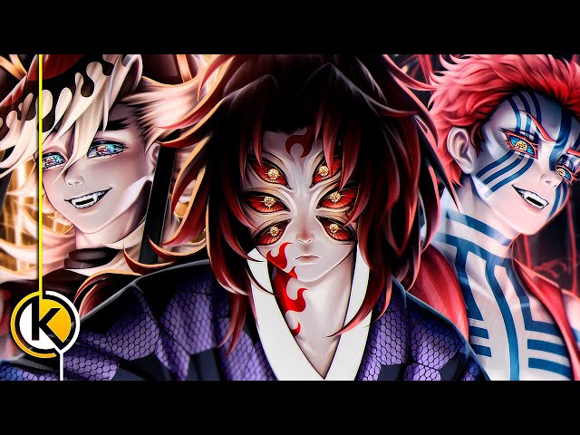 Akaza, Douma & Kokushibo (Kimetsu No Yaiba) - Lua de Sangue | Okabe feat. @M4rkim &  @AniRap