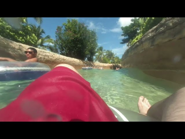 Aquaventure Water Park at Atlantis, Paradise Island VR 180 Travel Video