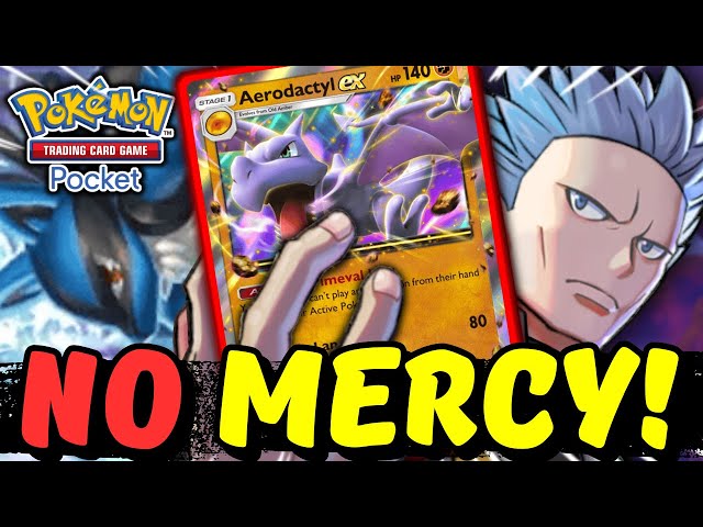 RAMPAGE OF AERODACTYL EX SHOWS NO MERCY! | Pokemon TCG Pocket