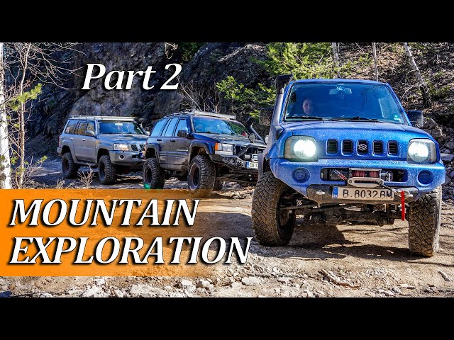 Overland 4x4 Mountain Exploration PART 2 | Suzuki Jimny off road, Jeep Cherokee, Nissan Patrol