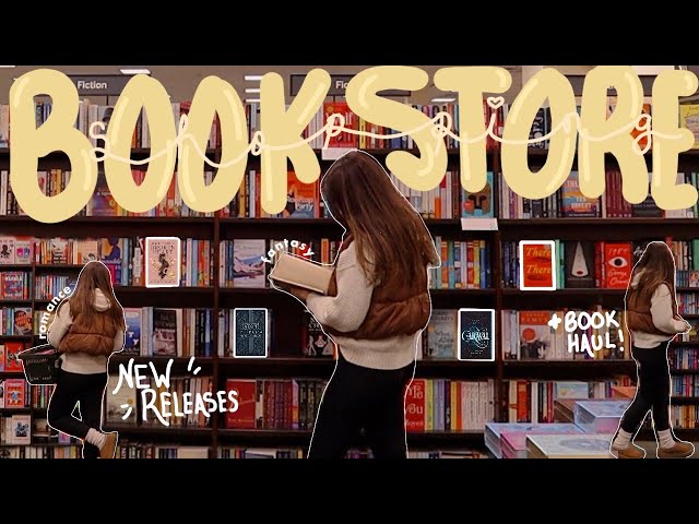 *cozy* bookstore vlog ✨📖☕️ spend the day book shopping at barnes & noble with me + a big book haul!