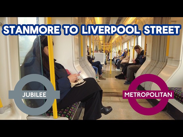 Stanmore To Liverpool Street Via Wembley Park - (Jubilee & Met Line)