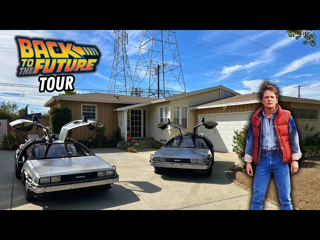 The ULTIMATE Back to the Future tour in a DeLorean Time Machine