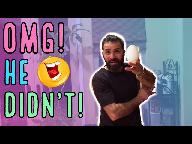 😅 George's Reaction To Our Bird Laying an Egg!