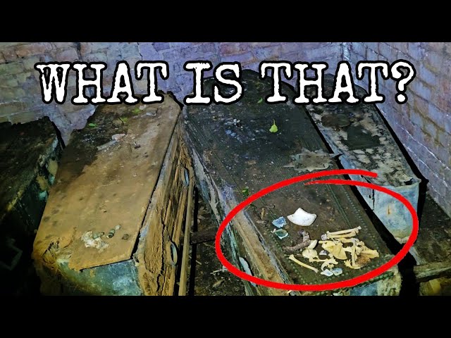 I Found A Hidden Creepy Crypt Full of Coffins And Bones (Oscar Wildes' relatives)