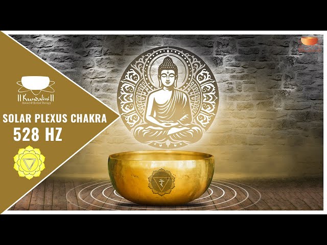 528Hz Solar Plexus Chakra Healing Tibetan Singing Bowl Meditation Sleep Music