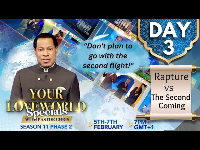 DAY 3: YOUR LOVEWORLD SPECIALS WITH PASTOR CHRIS || SEASON 11 PHASE 2 ||