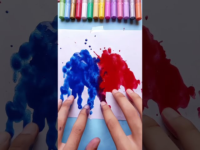 satisfying art from Artistic usama || Different paint art