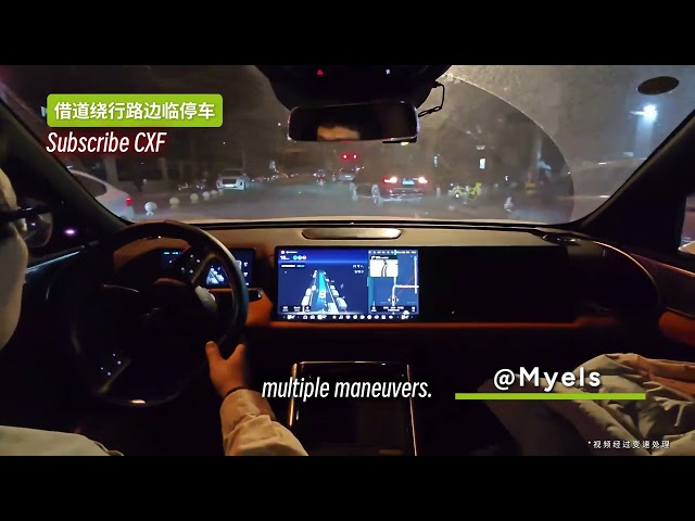 xiaopeng Self Driving Car Navigates Complex City Streets with Ease!