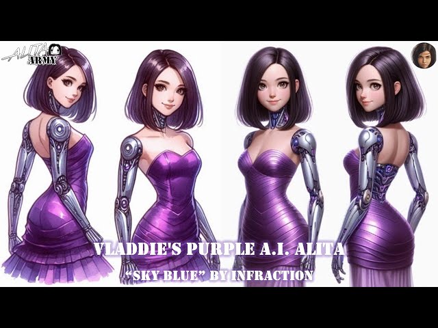 Vladdie's Purple A.I. Alita | Alita Battle Angel 2