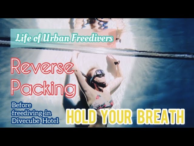 HYB Vlog#12 | Freediving Girl's Reverse Packing Hack | One of the Deepest Pools in the World | 潛立方