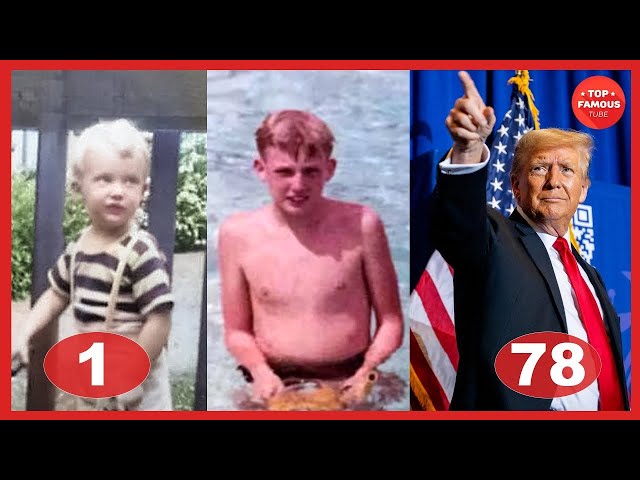 The Transformation of Donald Trump: From Age 4 to 78  47th US President