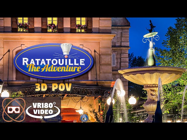 [VR180] Disney Ratatouille Ride (Ratatouille l'attraction) VR 3D POV