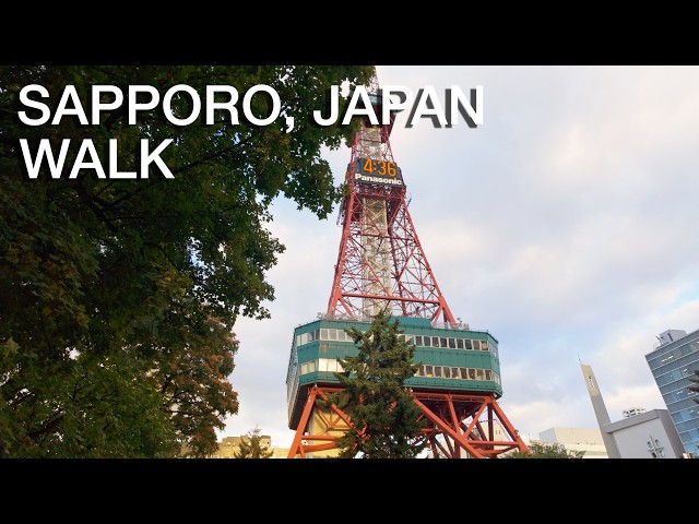 Walking through Sapporo, Japan! 🇯🇵