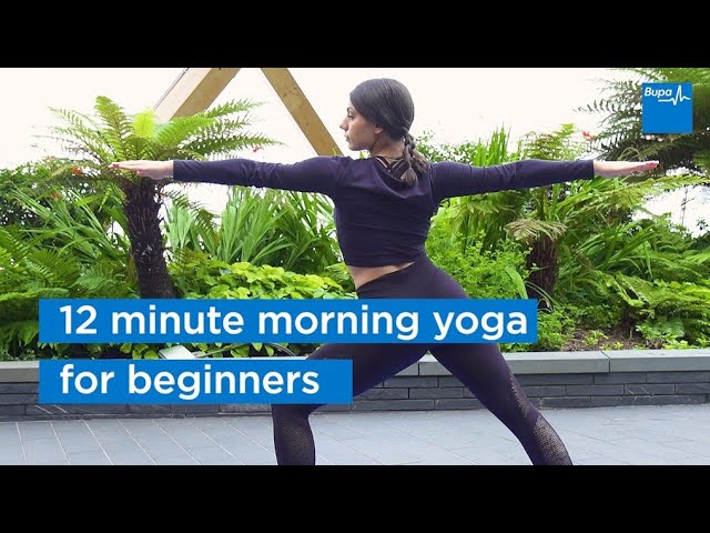 12 minute morning yoga routine for beginners