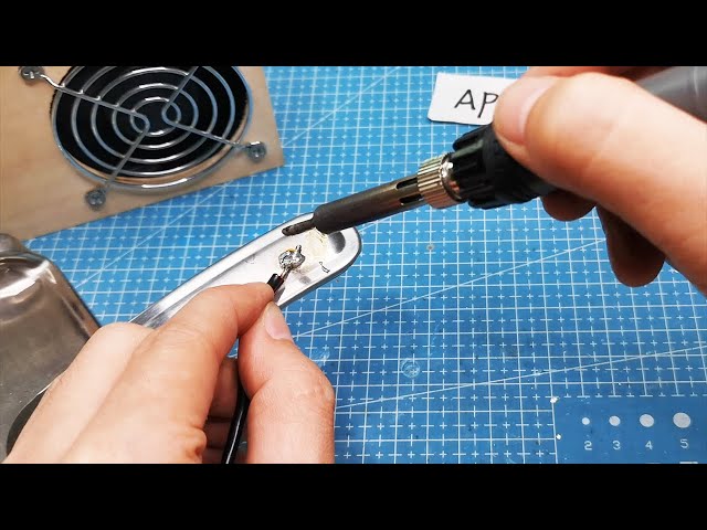 How to solder stainless steel with soldering iron