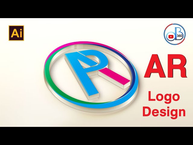 #AR Illustrator Logo Design | Illustrator logo design AR | Letter AR Logo Design Mock-up logo design