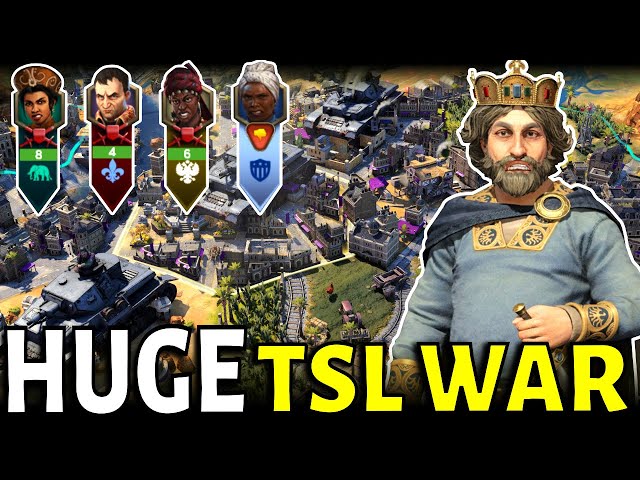 Civ 7 | I Started A World War On a Huge Earth Map!!! (#3 Deity Charlemagne Civilization VII)