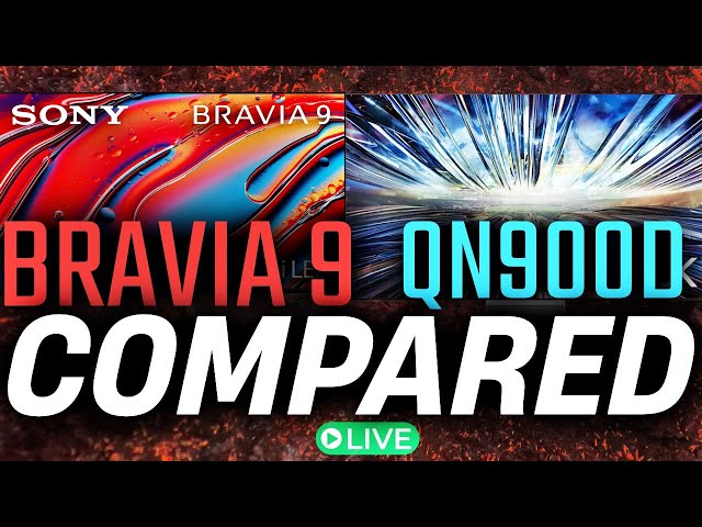 Sony BRAVIA 9 vs Samsung QN900D Mini LED TV Comparison Live