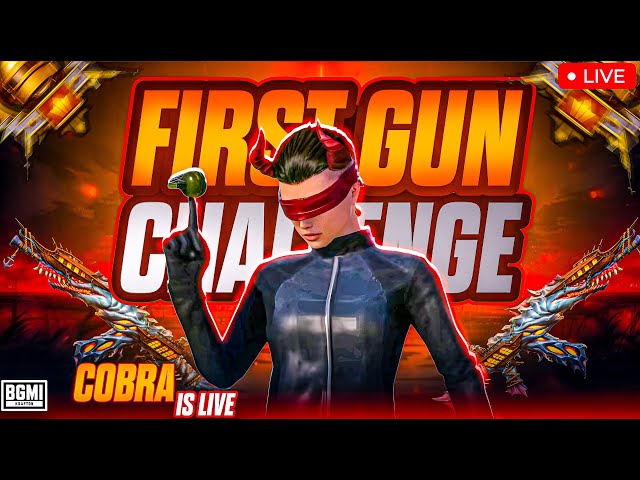 FIRST GUN ONLY CHALLENGE😲🔥|| #shorts #bgmilive #pubglive