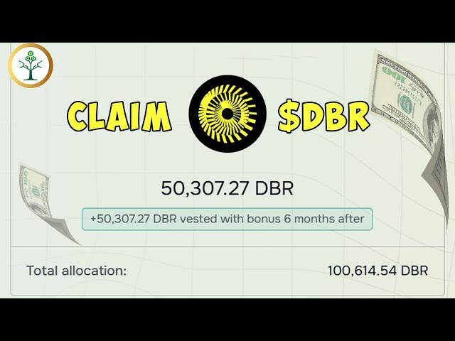 How To Claim $DBR On-chain & Off-chain | Crypto Sprout HQ