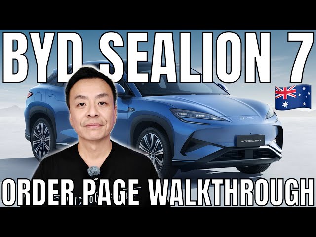 2025 BYD Sealion 7 Australia: Pricing, Specs & Order Page Walkthrough