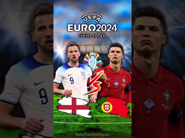 ENGLAND vs PORTUGAL Starting XI #shortsfeed #football #footballquiz #euro2024 #quiz #ronaldo #kane