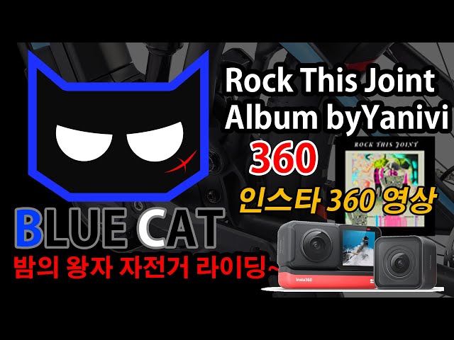 VR 화면으로 마우스를 클릭해서 숨은 파란 고양이를 찾아라  인스타 360 영상 블루캣 소개 / Rock This JointSong by Yanivi