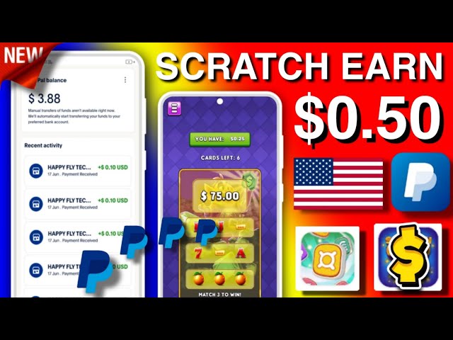 Scratch Card Go App Review ! New Earning App Today ! PayPal Earning Apps 2024 ! Make Money Online