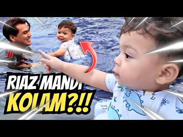 RIAZ dah pandai berenang !!!! EXCITED jumpa Swimming Pools !!