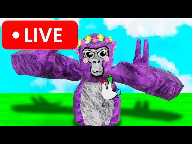 🔴PLAYING GORILLA TAG ONLY UP WITH VIEWERS LIVE!🔴(ROAD TO 10K SUBSCRIBERS) (READING CHAT)